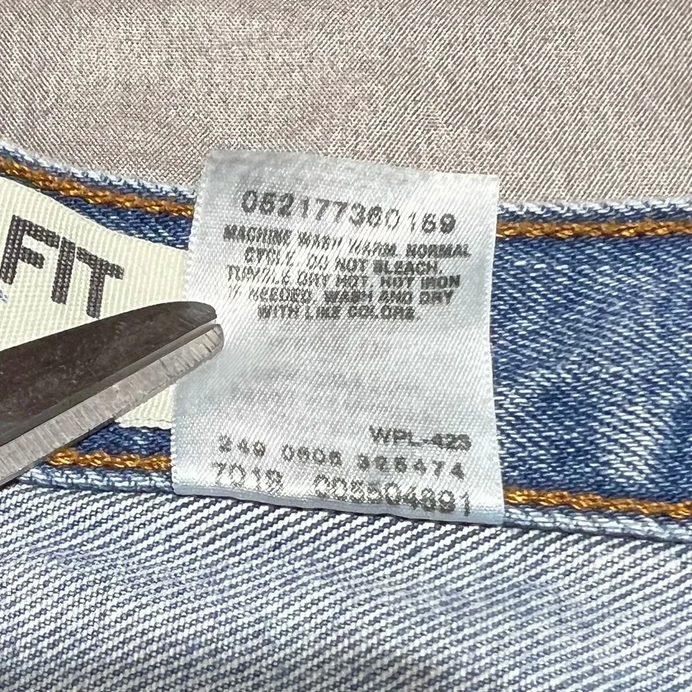 Levis 550 Relaxed Fit Jeans Mens 40x32 Blue Denim Tapered Leg Medium Wash Cotton